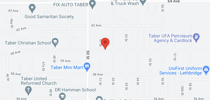map of 5210 60 Avenue